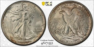 1944N 50Zg EH[LOEoeB Vo[ n[th PCGS MS66 O[h ~gXe[g BU UNC