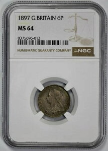 1897N CMX  6yX VbNXyX NGC MS 64