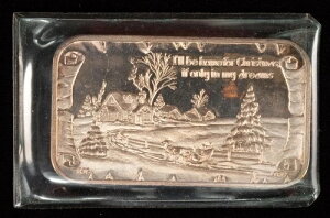 1978�N �N���X�}�X�ɉƂɋA��.999 �V���o�[�A�[�g�o�[ 1�I���X �V���A��#224