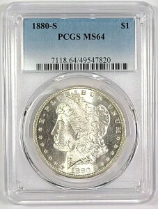 1880-S �����K����� 1�h�� PCGS MS64