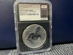 2017N NIUE S$2 X^[EH[Y NVbN C-3PO NGC PF 69 UC ŏɐꂽ1500̂̂1