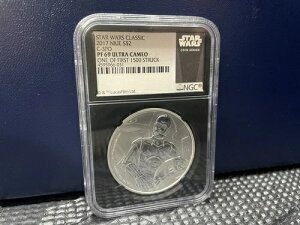2017N NIUE S$2 X^[EH[Y NVbN C-3PO NGC PF 69 UC ŏɐꂽ1500̂̂1