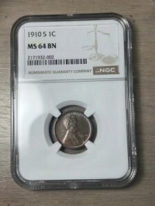 1910-S J[EEB[gEZg NGC MS64BN 1Zg L[ TtVXR t jAWF BU