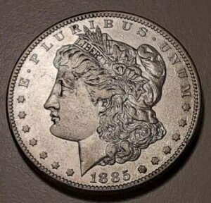 1885-S �����K����� �T���t�����V�X�R������ US $1 90% �� (B3)