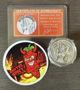 STL �~���g �f�r���Y �h�A�x�� 2�I���X .999 �V���o�[ �A�[�g ���E���h 300�� ���s�ؖ����ƃX�e�b�J�[�t��