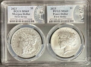 2023N Ks[X Vo[ $1 PCGS MS69 t@[XgXgCN _uz_[