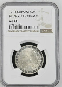 NGC�F��iMS 63�j1978F �h�C�c BALTHASAR NEUMANN S5M