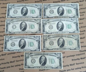 1934-C�AD 10 �h���A�M������s���A7 ���Z�b�g�B