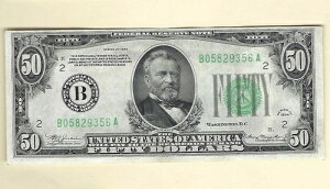 50h 1934NV[Y FRN Fr-2102-B j[[N CgO[V[ XF+ ʉ