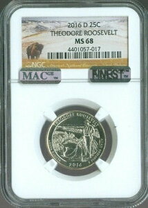 2016-D �Z�I�h�A�E���[�Y�x���g �N�H�[�^�[ NGC MS68 MAC�i��