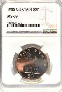 1985 50yX MS68 NGC u^jA O[gue p Ȃ Ǖi