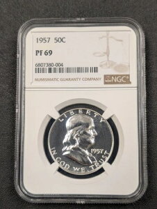 1957�N PF 69 �v���[�t �t�����N���� �n�[�t�_���[ - NGC���i 600�h�� ���Ɋ󏭂ȃR�C��