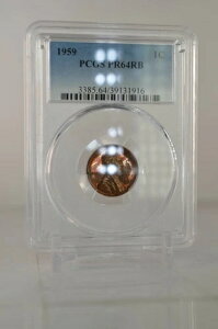 PR64RB 1959�N ���b�h�u���E�� �����J�[�� �y�j�[ PCGS �O���[�h 1�Z���g �v���[�t�R�C�� ���Ɋ󏭂�1�Z���g