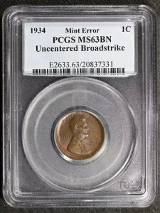 1934N P Zg PCGS MS-63 񒆐Su[hXgCN BN
