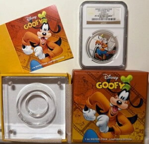 2014�N NIUE S$2 �f�B�Y�j�[ �O�[�t�B�[ �J���[���C�Y NGC PF 70 UCAM ����ŁACOA