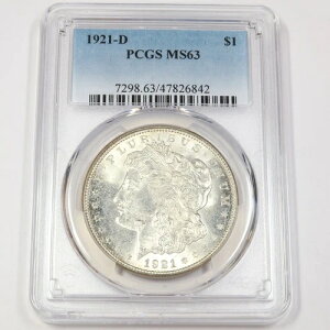 1921 D PCGS MS63 - ␻Kh - 1hčRC #45159A