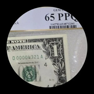 1963�N 1�h�� �قڊ�����ASCENDING LADDER�ƒႢ�V���A���ԍ� FRN PCGS 65 00004321