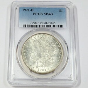 1921 D PCGS MS63 - ␻Kh - 1hčRC #45163A
