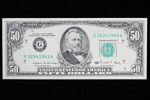 1988N 50hAMs Fr. 2123G G32341943A CU 3X7A