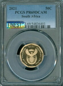 2021N AtJ 50Zg PCGS PR69 DCAM MAC FINEST SPOTLESS 3,000B