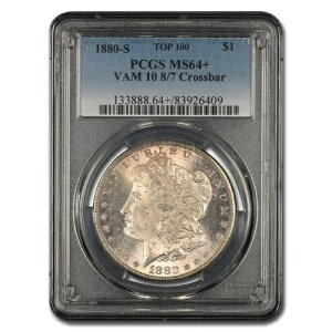 1880-S �����K���E�_���[ MS-64+ PCGS (VAM 10 8/7 �N���X�o�[)