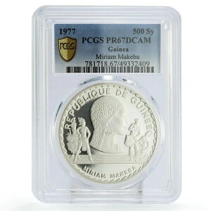 500�M�j�[ �V���X �̎� �~���A�� �}�P�o ���y �_���T�[ PR67 PCGS ��� 1977�N
