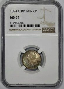 1894N CMX  6yX VbNXyX NGC MS 64 u[O[g[jO