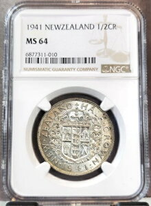 1941�N�j���[�W�[�����h��� 1/2�N���E����� NGC MS 64 ���Ɋ󏭂ȃg�b�v�|�b�v