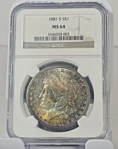 1881�N S �����K����� NGC MS 64 �����X�^�[���C���{�[�g�[�j���O ����