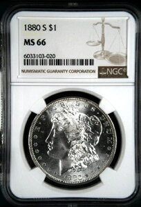 1880�N S �����K����� - NGC MS 66 �F�� 6033103-020