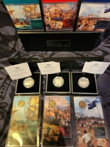 2019 Mutiny on the Bounty+Rum Rebellion+Eureka Stockade SILVER COMPLETE SET RAM