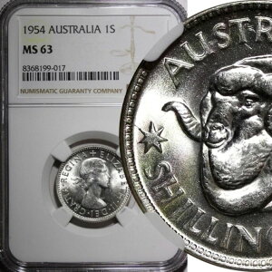 I[XgA GUxX2  1954N 1VO NGC MS63 KM# 53 (017)