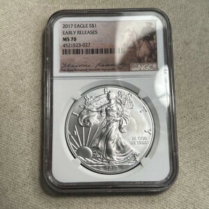 2017N AJ Vo[ C[O 1h NGC MS 70 A[[[X [Yxg - RF