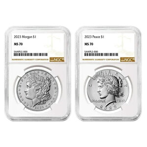 2���Z�b�g - 2023�N 1�h�� �����K�����s�[�X��� NGC MS70 �u���E�����x��