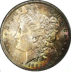 1887�N P �g�[�� �����K�� $????PCGS MS 63????���f�B�A���g ���C���{�[ �g�[�� ???? (�r�f�I)