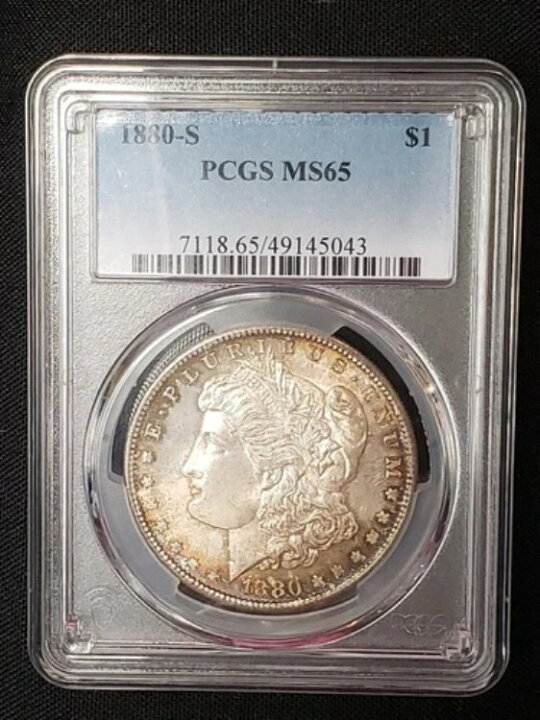 楽天市場】1880-S モルガン銀貨 PCGS MS65 : WORLD RESOURCE【KING店】