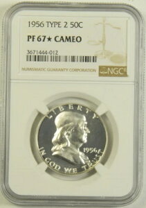 1956�N�� �^�C�v2 �t�����N���� �n�[�t NGC PF-67 STAR �J���I #44-012