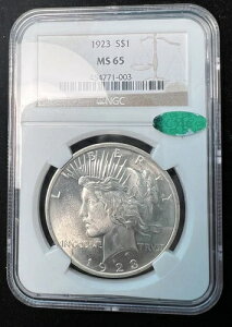 1923Ns[XVo[h1hRC NGC MS65 CAC 邭ꂢȕ΃RC ڂ͓I
