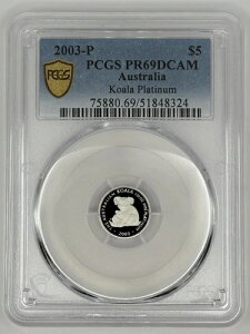 2003�N �I�[�X�g�����A 5�h�� 1/20�I���X �v���`�i �v���[�t �R�A���R�C�� ? TOP POP ? PCGS DCAM POP 2