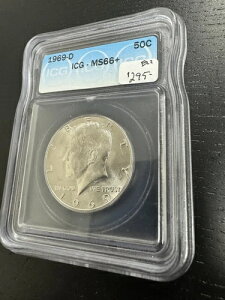 1969-D ICG MS66+ vX PlfB n[t_[ Vo[Nbh 50Zg X[p[u BURC