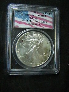 1993N AJ Vo[ C[O PCGS F 9/11 WTC OEh[ Jo[ - GEM UNC