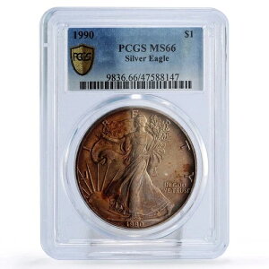 AJ 1h Vo[C[O EH[LOoeB MS66 PCGS  1990N