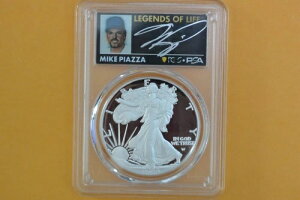 2023-W プルーフ アメリカン シルバー イーグル PCGS PR70 マイク・ピアッツァ FS