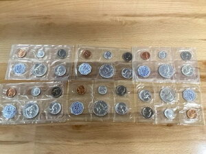 1963�N �č��� �V���o�[�v���[�t�Z�b�g ��΃Z�b�g6�Z�b�g�i�����Ȃ��j E1725