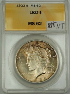 1922N Vo[ s[X_[ 1h ANACS MS-62 FiǎRCj