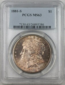 1881-S čK 1hd PCGS MS-63 (BR-13 L)