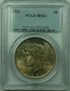 1922N s[XVo[h 1hRC PCGS MS-63 g[ (36) I