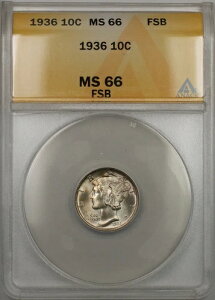 1936N Vo[ }[L[ _C RC 10Zg ANACS MS-66 tXvbgohiCgg[jO 10j