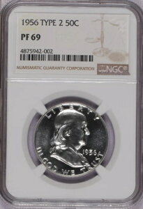 1956NtN ^Cv2 50Zgd NGC PF69BōO[hBDzȉIB