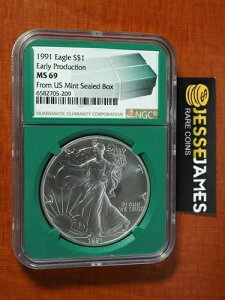 1991N Vo[C[O NGC MS69 Y čǔs J{bNX O[RA